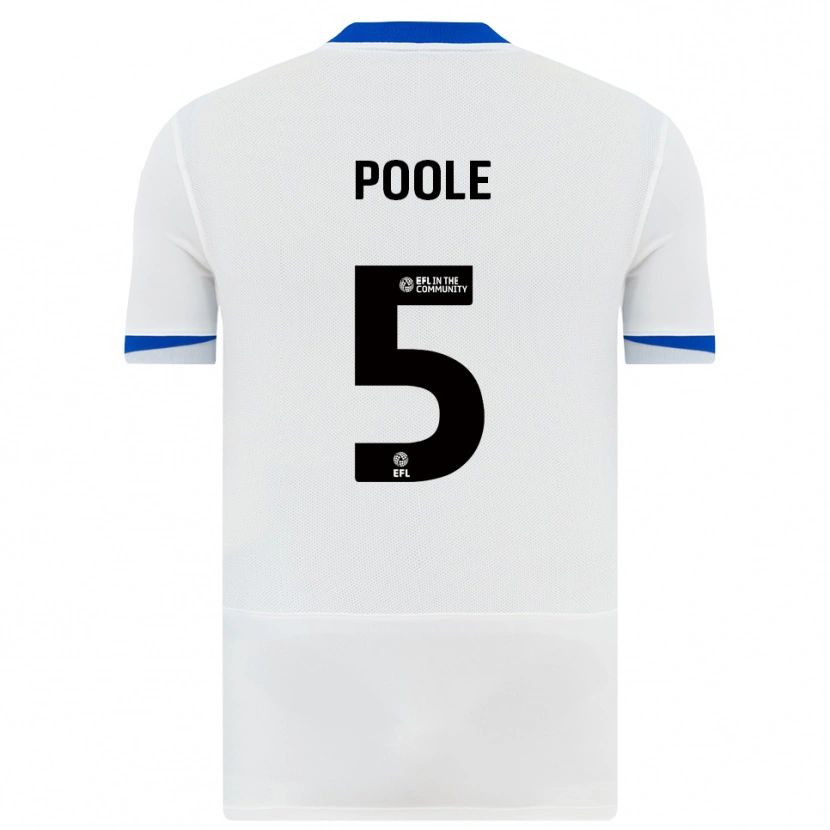 Danxen Kid Regan Poole #5 White Black Away Jersey 2025/26 T-Shirt