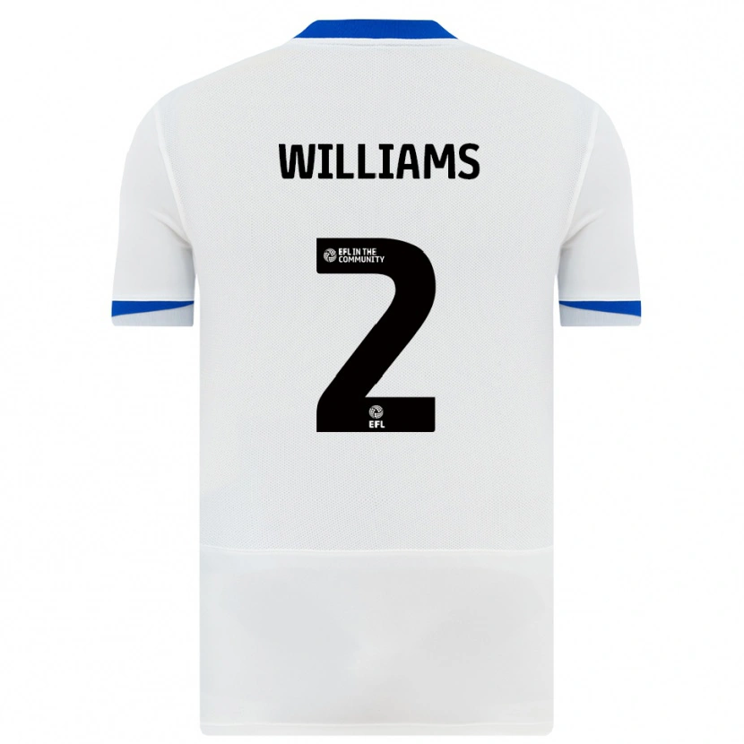 Danxen Kid Jordan Williams #2 White Black Away Jersey 2025/26 T-Shirt