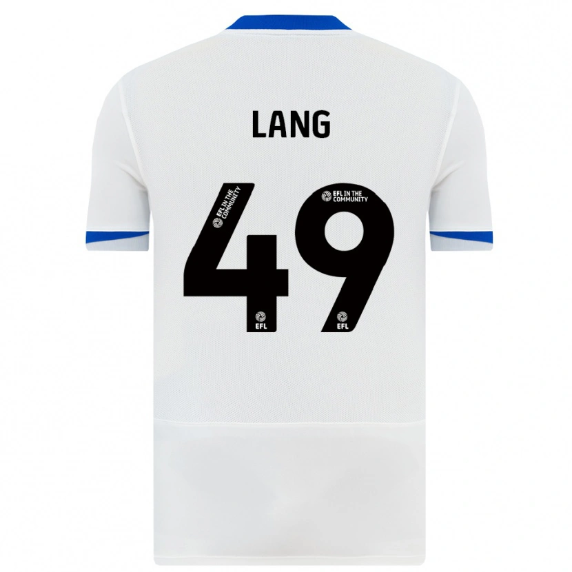 Danxen Kid Callum Lang #49 White Black Away Jersey 2025/26 T-Shirt