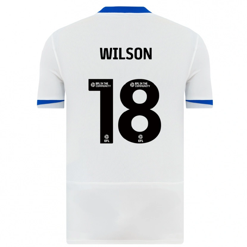 Danxen Kid George Wilson #18 White Black Away Jersey 2025/26 T-Shirt