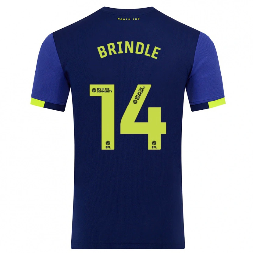 Danxen Kid Jonny Brindle #14 Navy Yellow Away Jersey 2025/26 T-Shirt