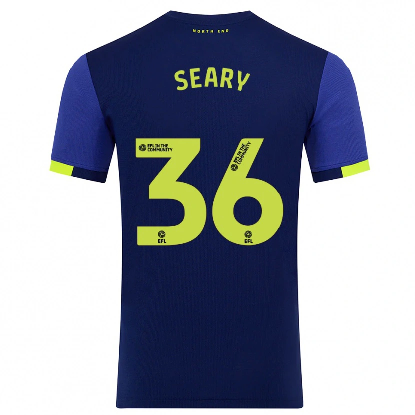 Danxen Kid Josh Seary #36 Navy Yellow Away Jersey 2025/26 T-Shirt