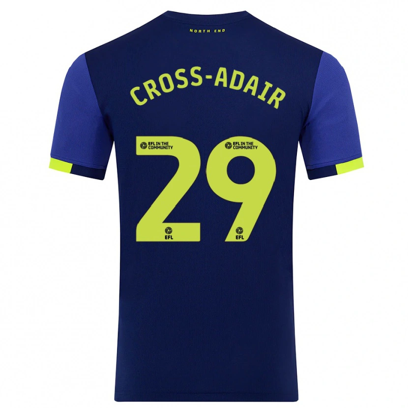Danxen Kid Finlay Cross-Adair #29 Navy Yellow Away Jersey 2025/26 T-Shirt