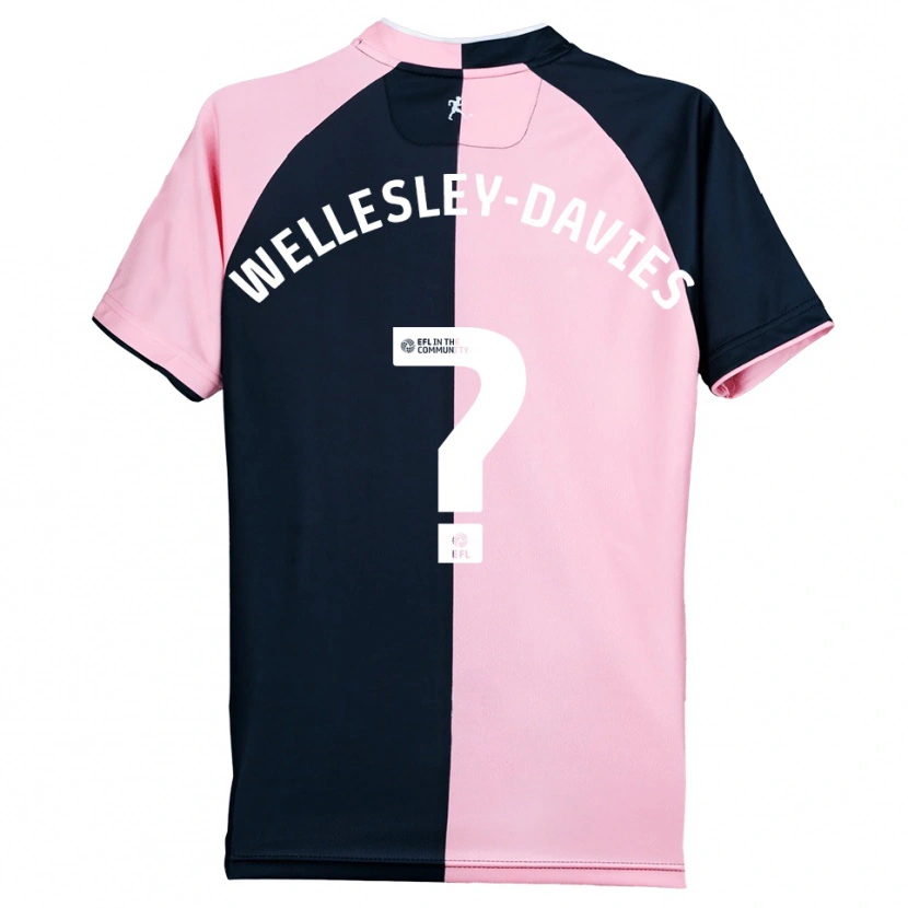 Danxen Kid Lilly Wellesley-Davies #0 Pink Black Away Jersey 2025/26 T-Shirt