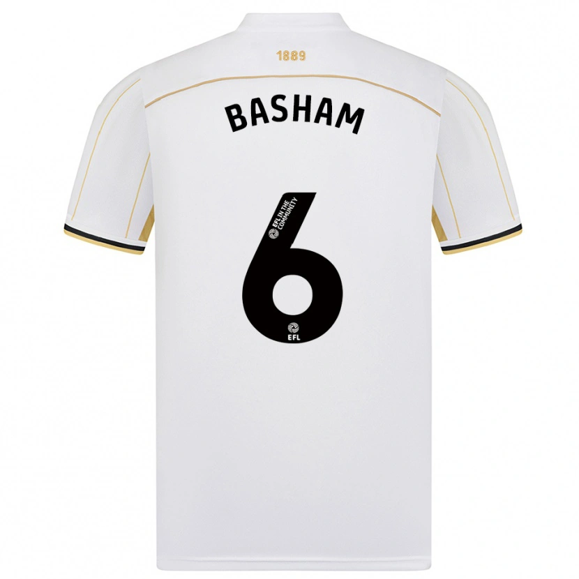 Danxen Kid Chris Basham #6 White Gold Away Jersey 2025/26 T-Shirt