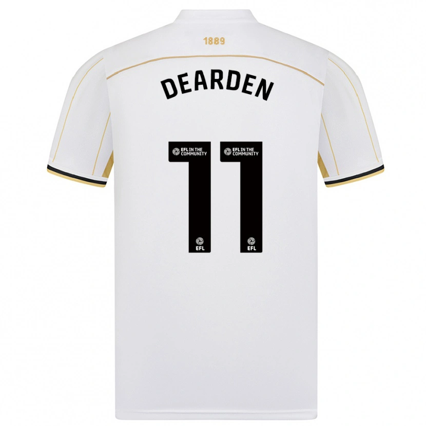 Danxen Kid Tom Dearden #11 White Gold Away Jersey 2025/26 T-Shirt