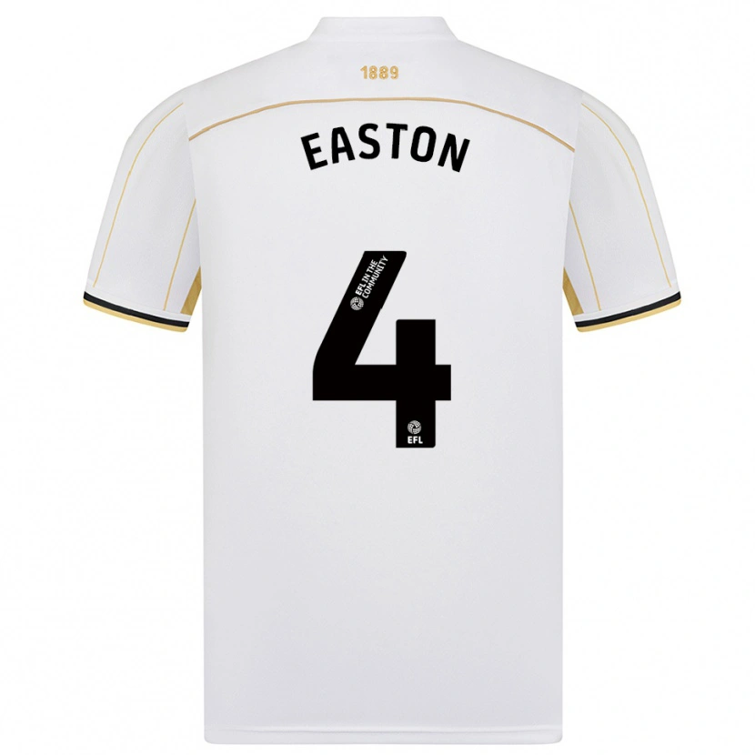 Danxen Kid Evan Easton #4 White Gold Away Jersey 2025/26 T-Shirt