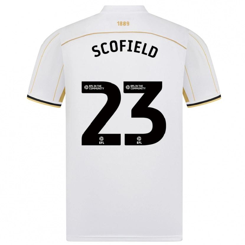Danxen Kid Connie Scofield #23 White Gold Away Jersey 2025/26 T-Shirt