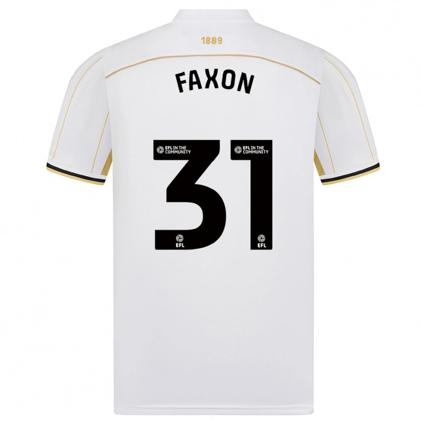Danxen Kid Luke Faxon #31 White Gold Away Jersey 2025/26 T-Shirt