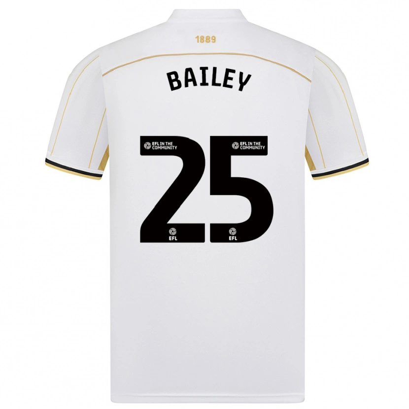 Danxen Kid Jade Bailey #25 White Gold Away Jersey 2025/26 T-Shirt