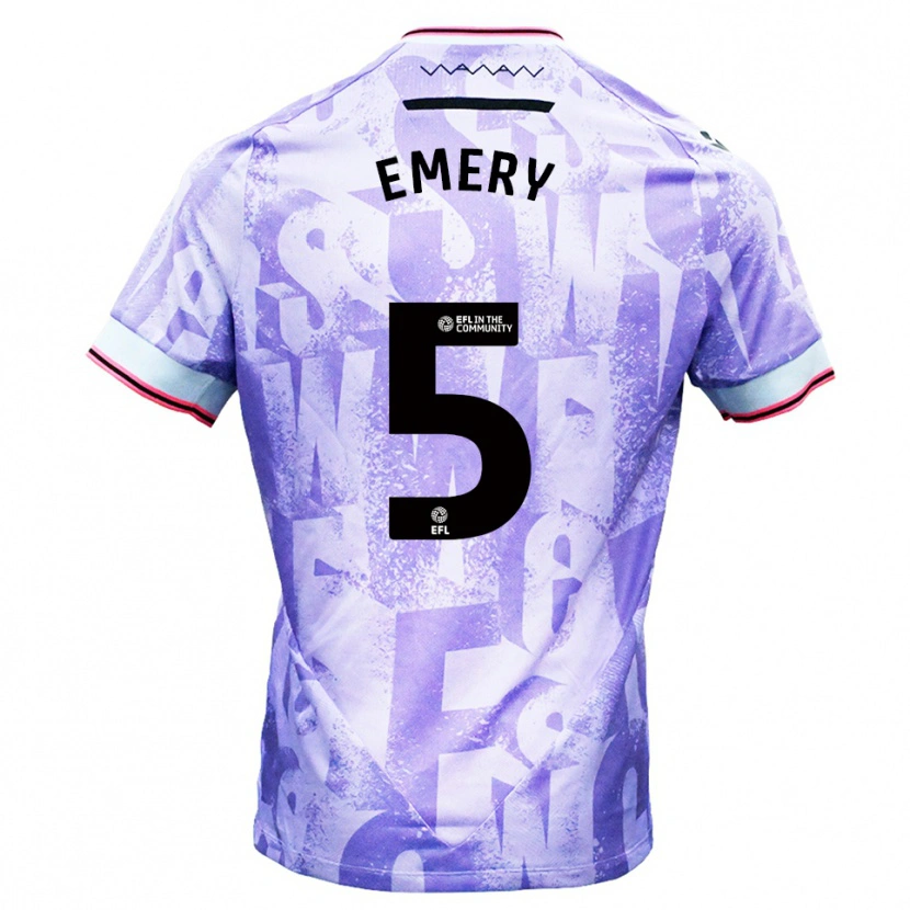 Danxen Kid Joe Emery #5 Lilac White Away Jersey 2025/26 T-Shirt