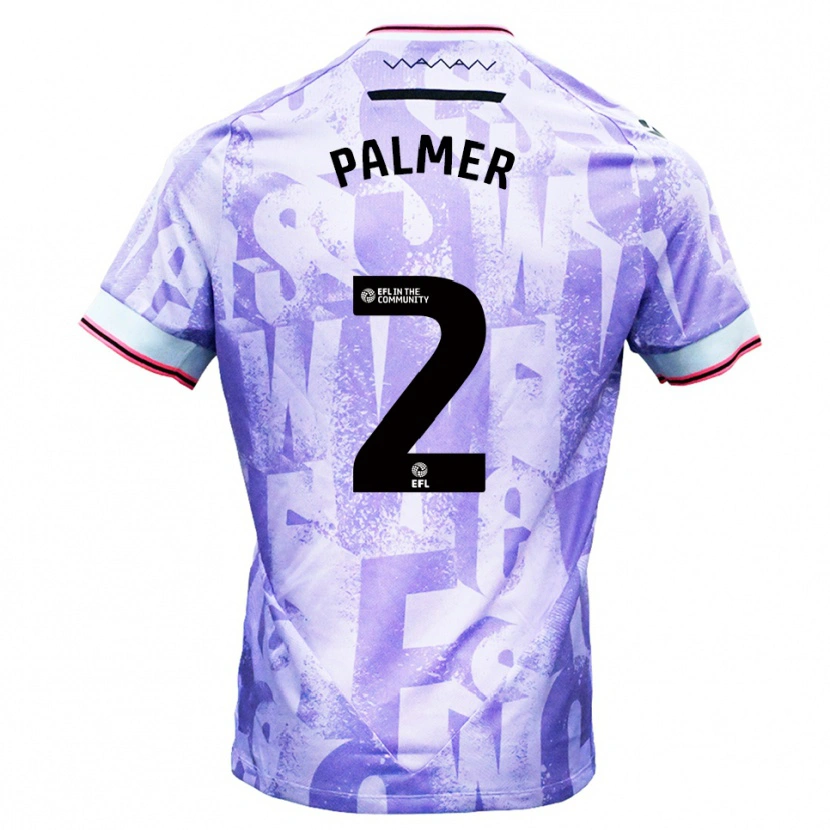 Danxen Kid Liam Palmer #2 Lilac White Away Jersey 2025/26 T-Shirt