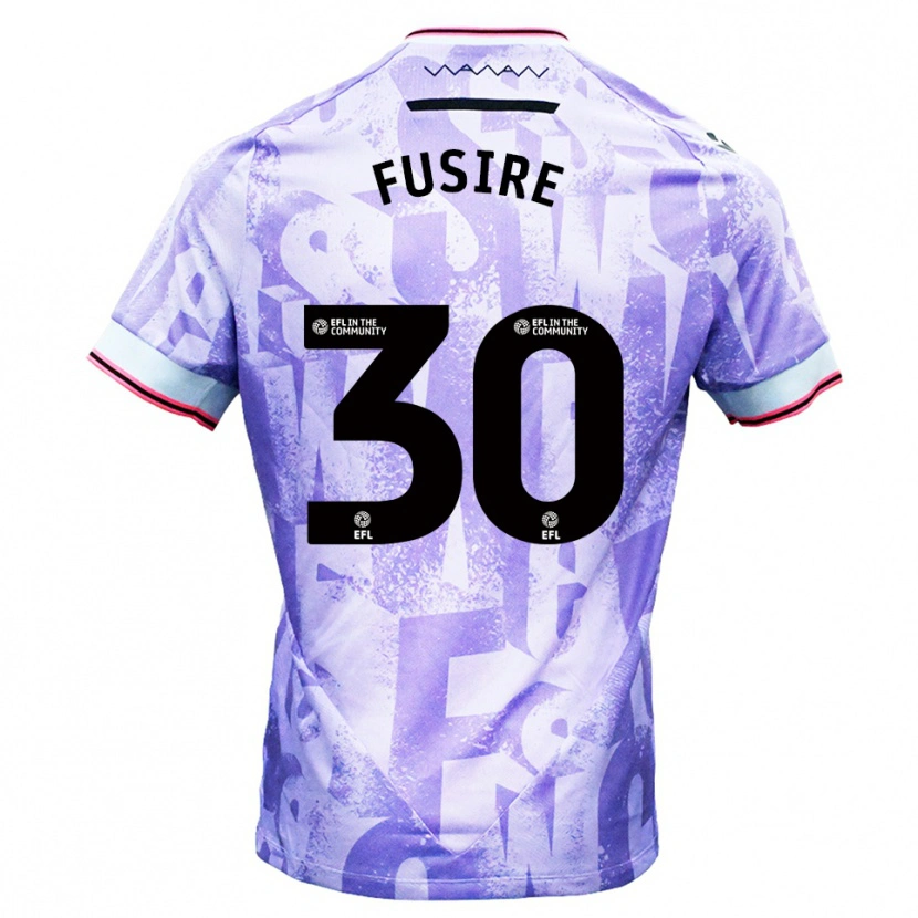 Danxen Kid Sean Fusire #30 Lilac White Away Jersey 2025/26 T-Shirt