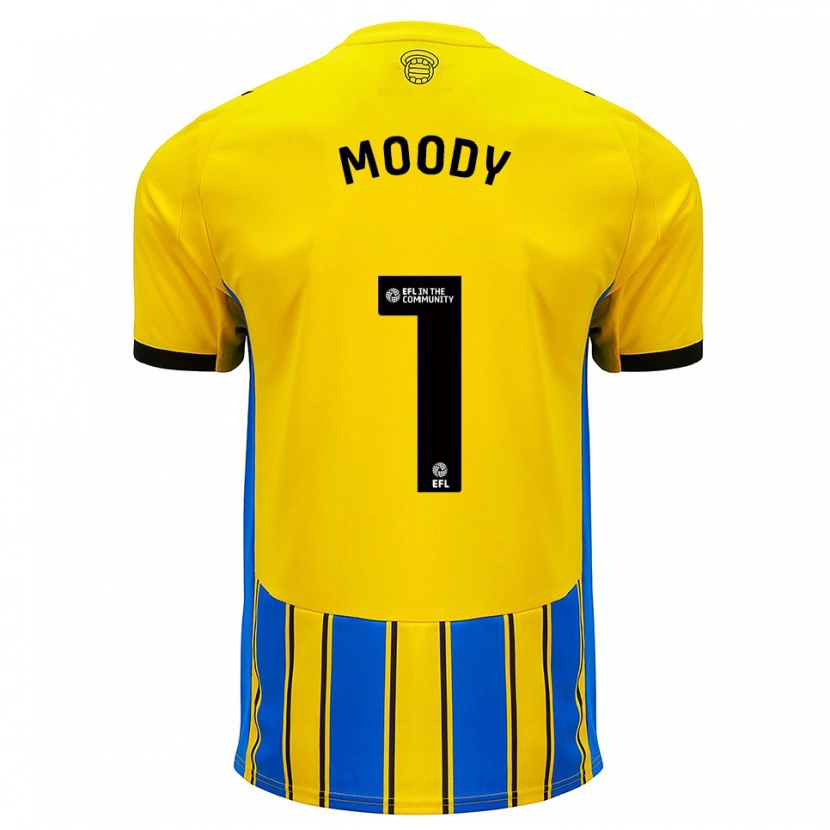 Danxen Kid Dylan Moody #1 Blue Yellow Away Jersey 2025/26 T-Shirt