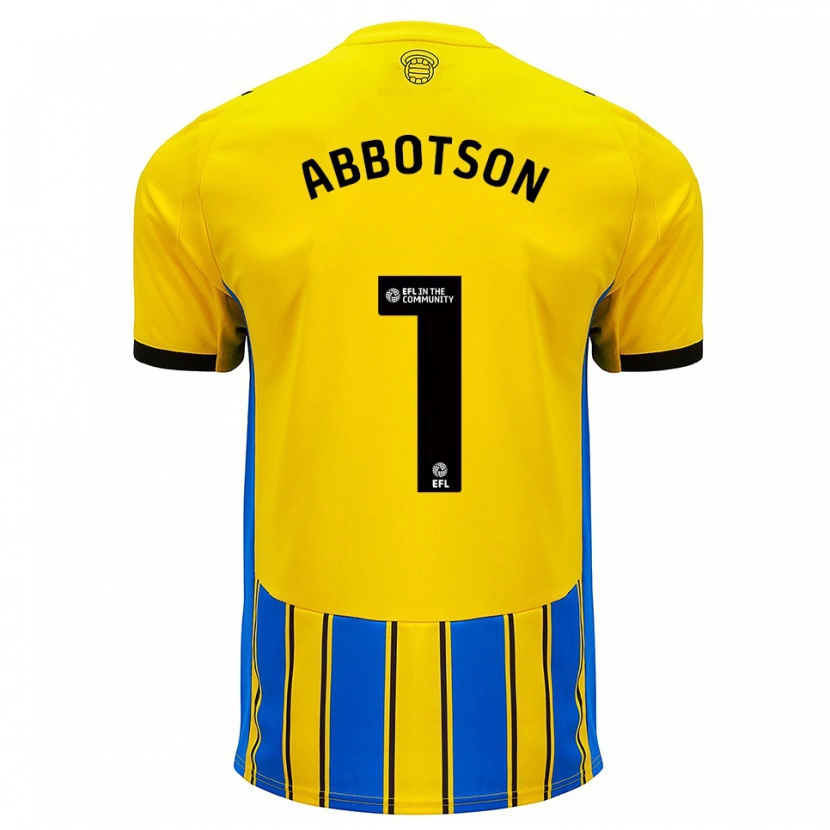Danxen Kid Oscar Abbotson #1 Blue Yellow Away Jersey 2025/26 T-Shirt