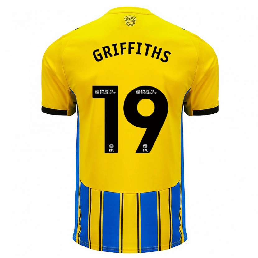 Danxen Kid Alice Griffiths #19 Blue Yellow Away Jersey 2025/26 T-Shirt