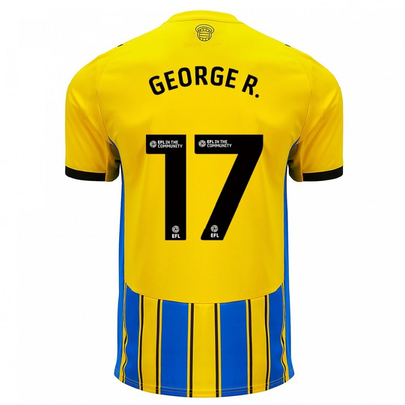 Danxen Kid George Robinson #17 Blue Yellow Away Jersey 2025/26 T-Shirt