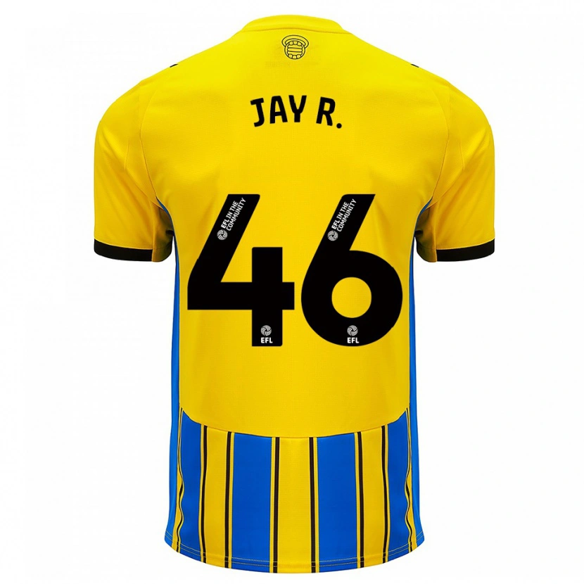 Danxen Kid Jay Robinson #46 Blue Yellow Away Jersey 2025/26 T-Shirt
