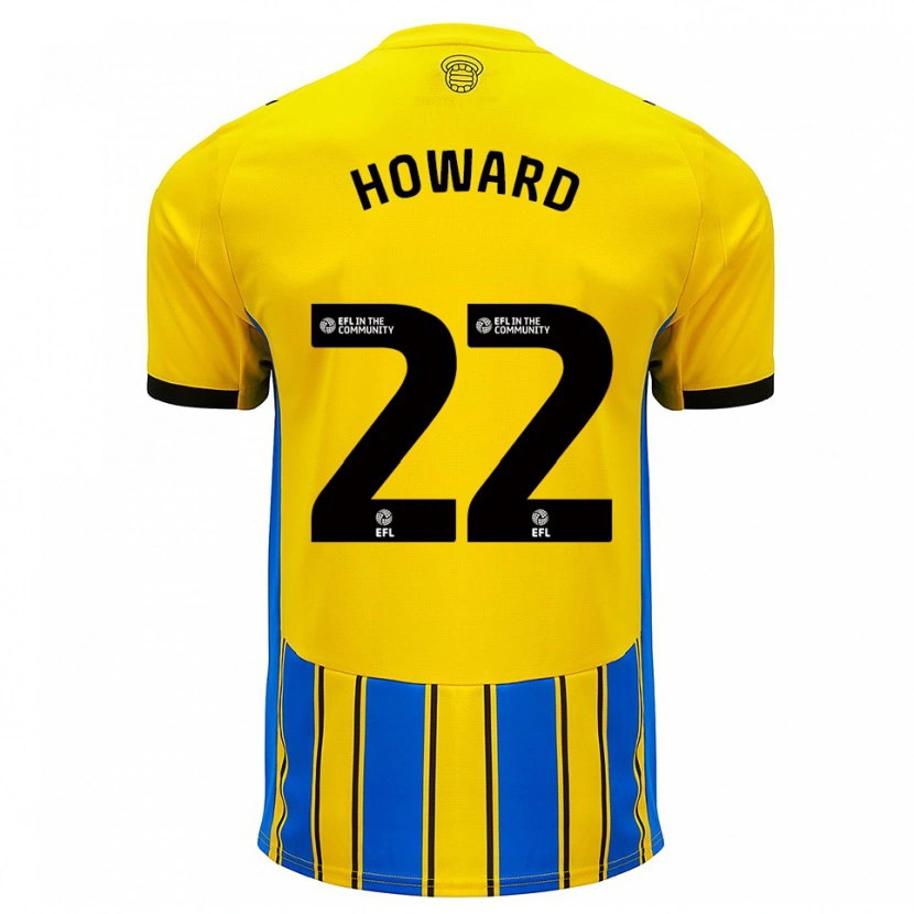 Danxen Kid Bethany-May Howard #22 Blue Yellow Away Jersey 2025/26 T-Shirt