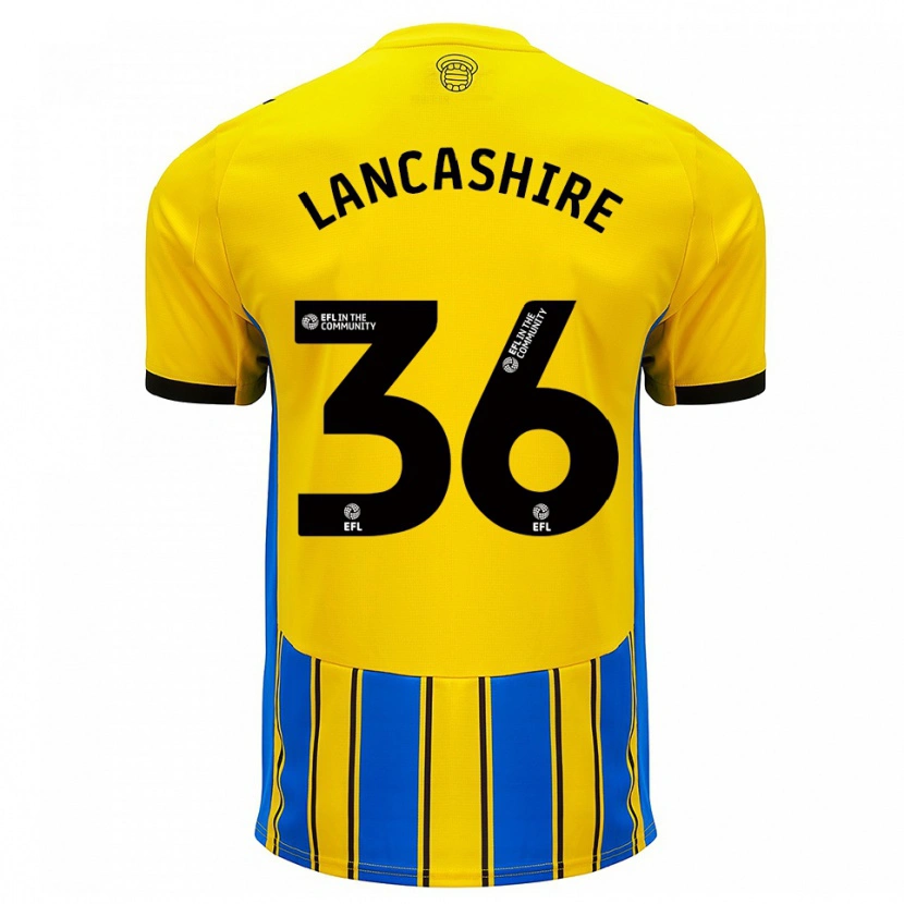 Danxen Kid Olly Lancashire #36 Blue Yellow Away Jersey 2025/26 T-Shirt
