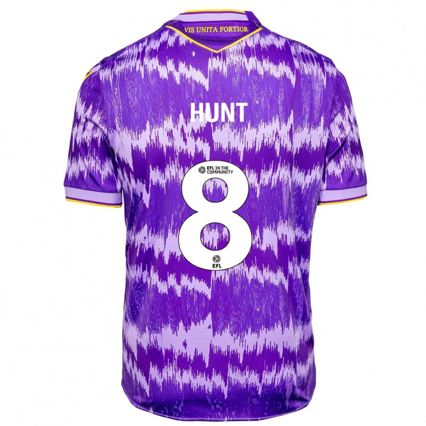 Danxen Kid Abby Hunt #8 Purple Yellow Away Jersey 2025/26 T-Shirt