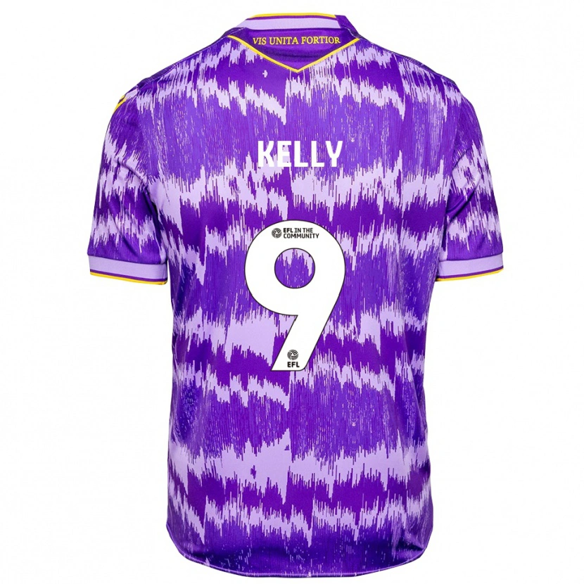 Danxen Kid Isreal Kelly #9 Purple Yellow Away Jersey 2025/26 T-Shirt