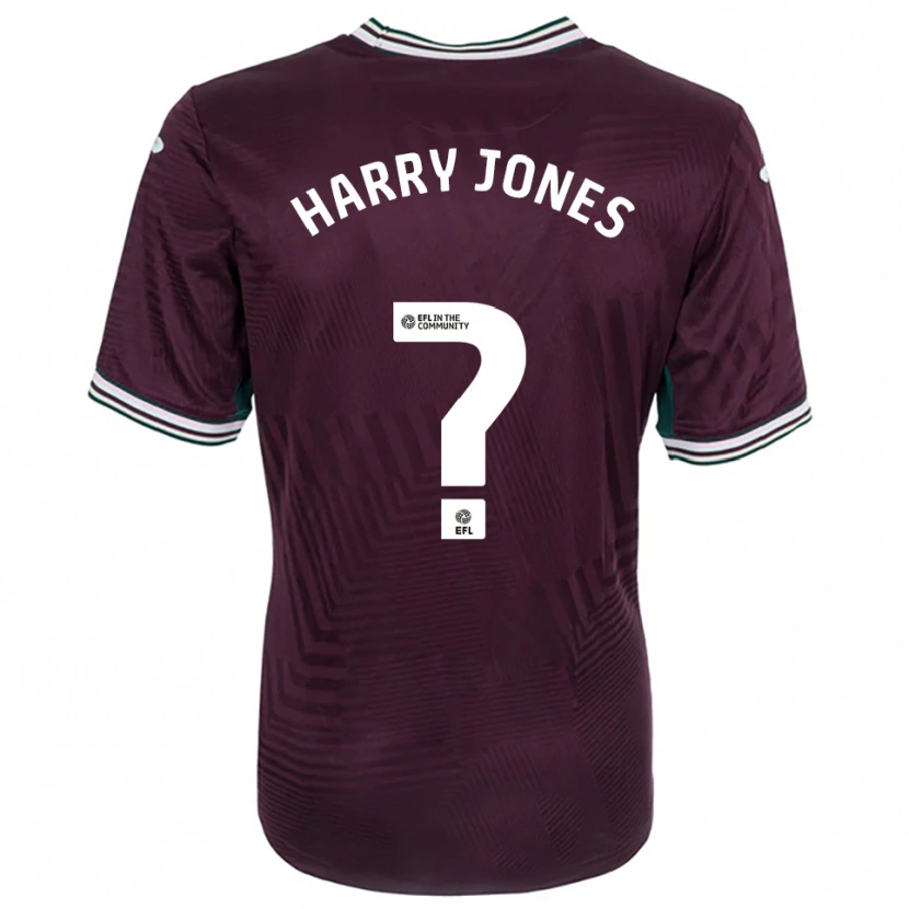 Danxen Kid Harry Jones #0 Rust Red White Away Jersey 2025/26 T-Shirt