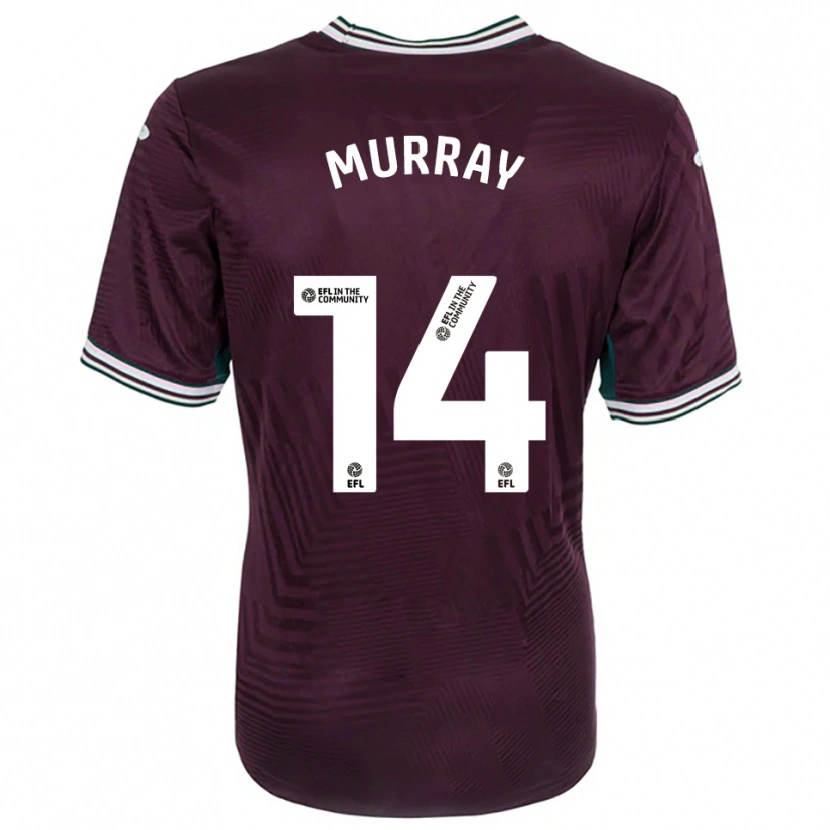 Danxen Kid Maddy Murray #14 Rust Red White Away Jersey 2025/26 T-Shirt