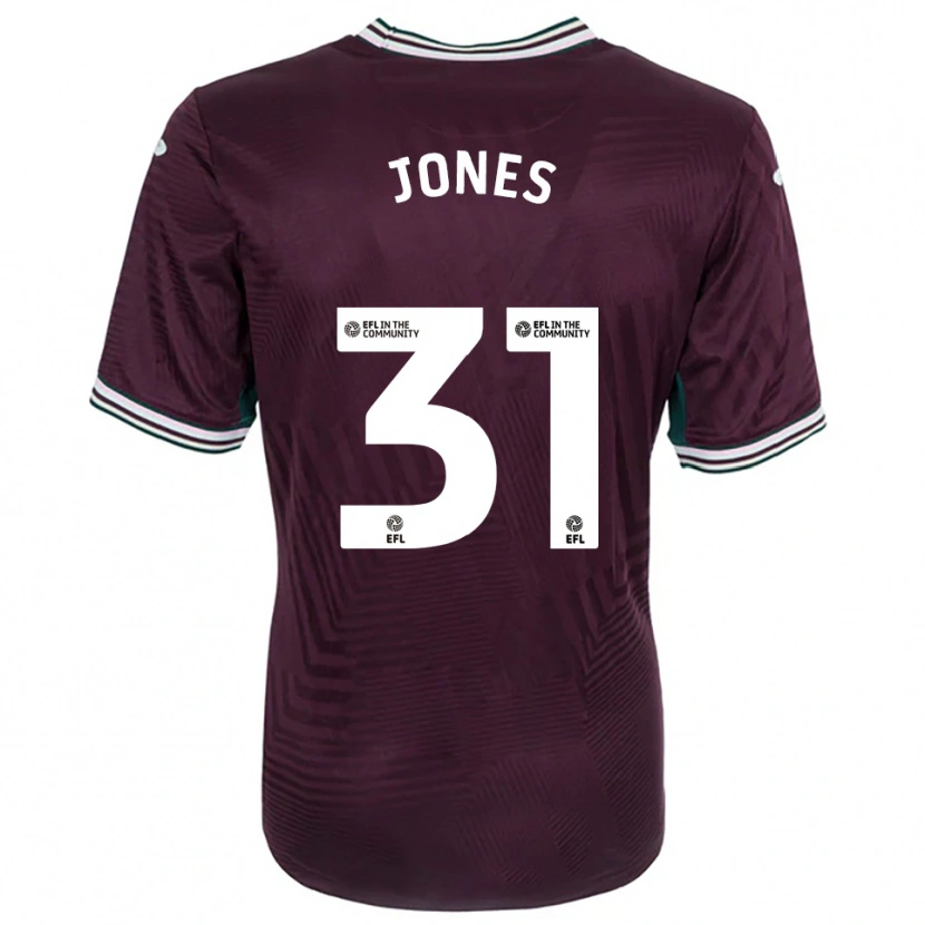 Danxen Kid Verity Jones #31 Rust Red White Away Jersey 2025/26 T-Shirt