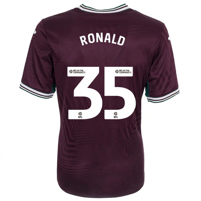 Danxen Kid Ronald #35 Rust Red White Away Jersey 2025/26 T-Shirt