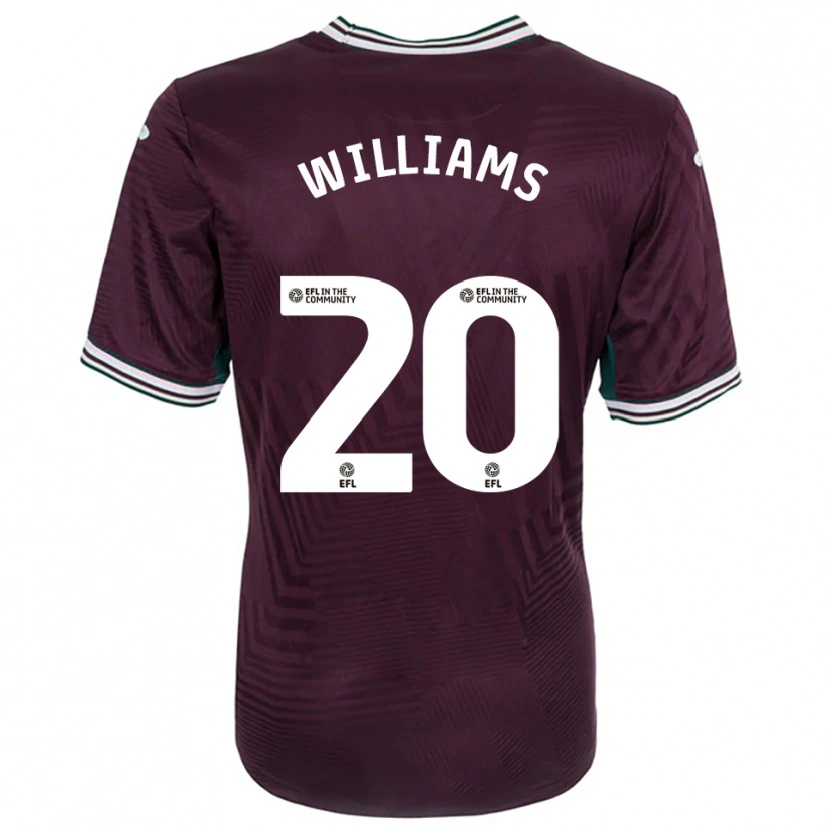 Danxen Kid Caitlin Williams #20 Rust Red White Away Jersey 2025/26 T-Shirt