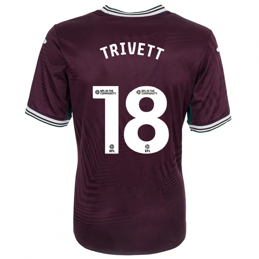 Danxen Kid Taite Trivett #18 Rust Red White Away Jersey 2025/26 T-Shirt