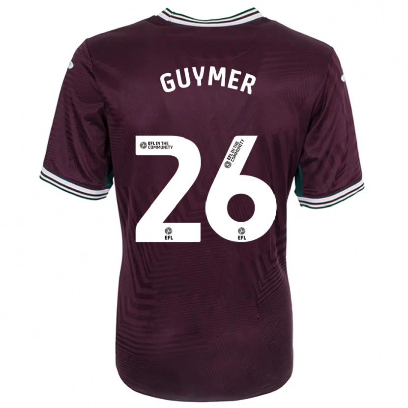 Danxen Kid Jasmine Guymer #26 Rust Red White Away Jersey 2025/26 T-Shirt