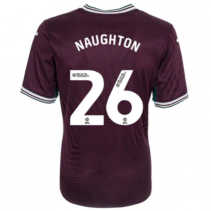 Danxen Kid Kyle Naughton #26 Rust Red White Away Jersey 2025/26 T-Shirt