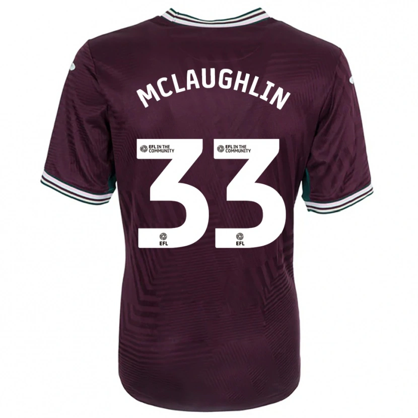 Danxen Kid Jon Mclaughlin #33 Rust Red White Away Jersey 2025/26 T-Shirt
