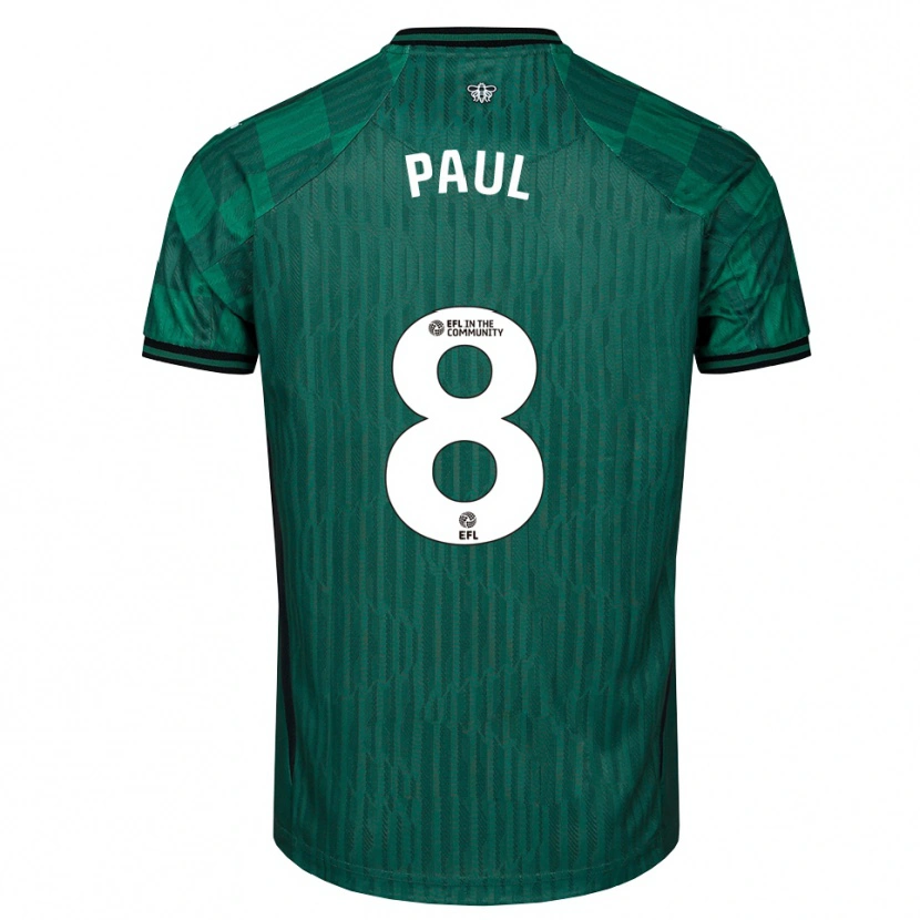 Danxen Kid Lachante Paul #8 Green Black Away Jersey 2025/26 T-Shirt