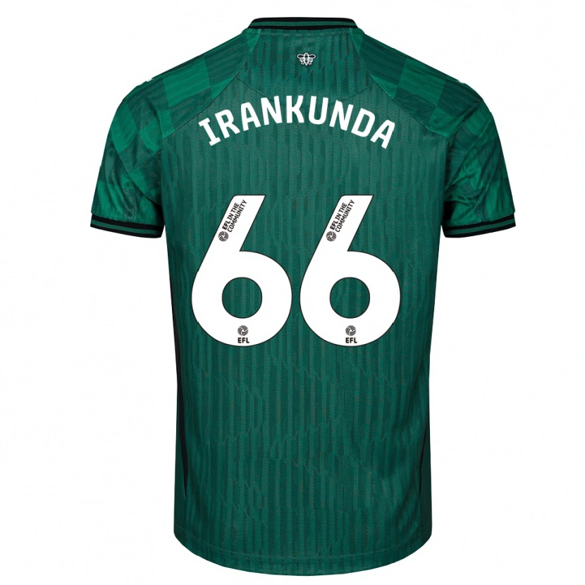 Danxen Kid Nestory Irankunda #66 Green Black Away Jersey 2025/26 T-Shirt