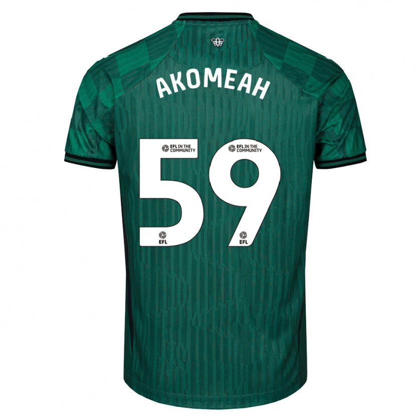 Danxen Kid Travis Akomeah #59 Green Black Away Jersey 2025/26 T-Shirt