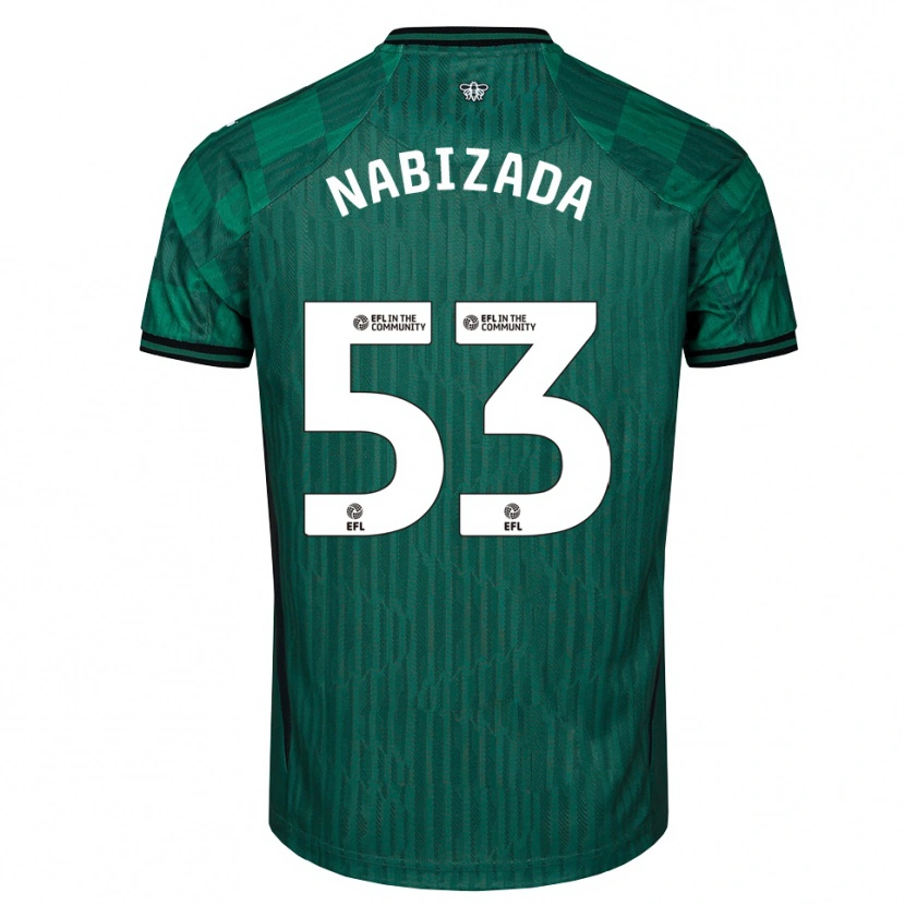 Danxen Kid Amin Nabizada #53 Green Black Away Jersey 2025/26 T-Shirt