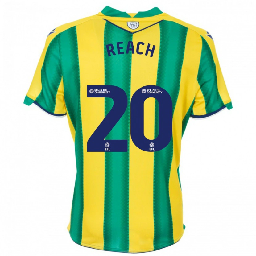 Danxen Kid Adam Reach #20 Yellow Green Away Jersey 2025/26 T-Shirt