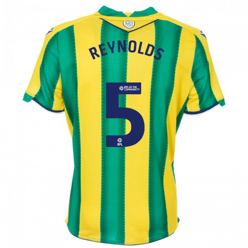 Danxen Kid Taylor Reynolds #5 Yellow Green Away Jersey 2025/26 T-Shirt