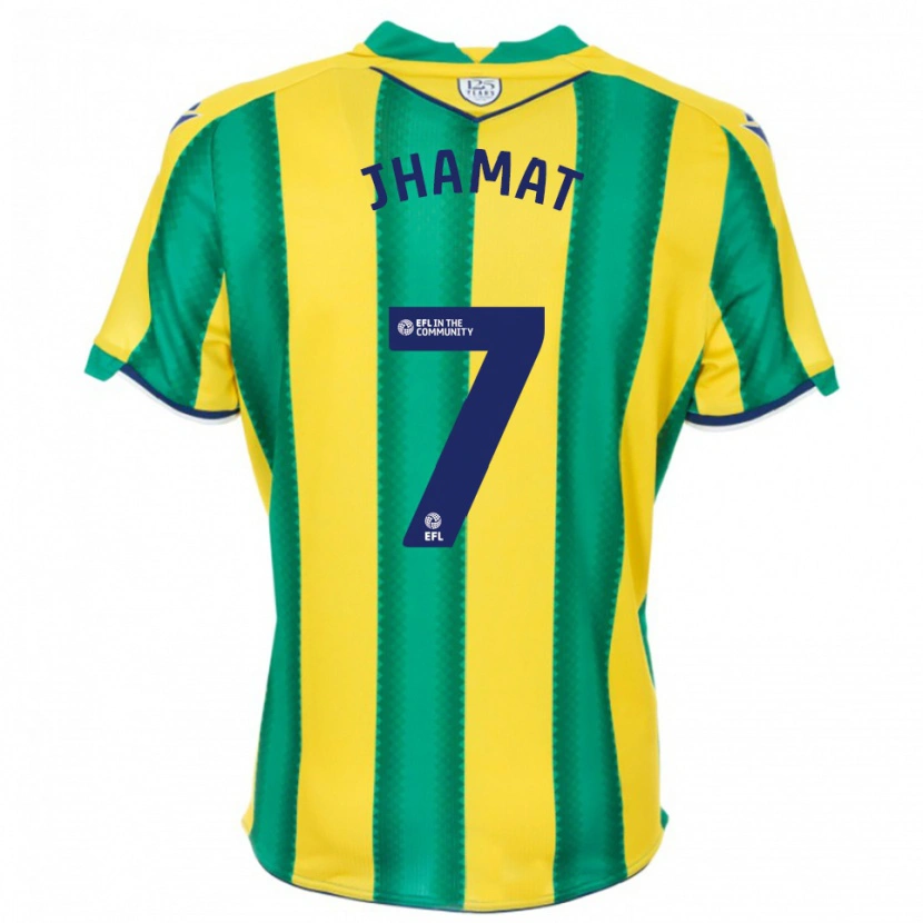Danxen Kid Simran Jhamat #7 Yellow Green Away Jersey 2025/26 T-Shirt