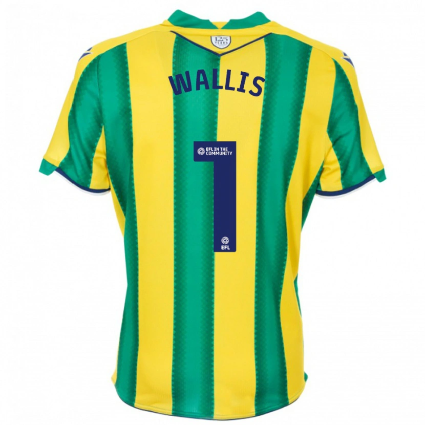 Danxen Kid Joe Wallis #1 Yellow Green Away Jersey 2025/26 T-Shirt