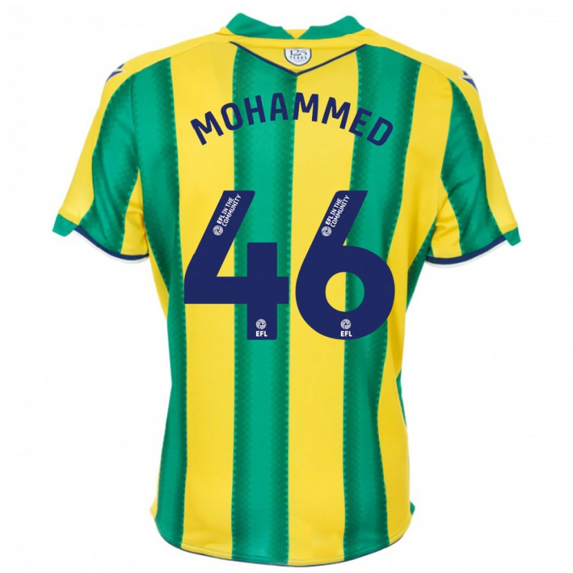 Danxen Kid Jamal Mohammed #46 Yellow Green Away Jersey 2025/26 T-Shirt