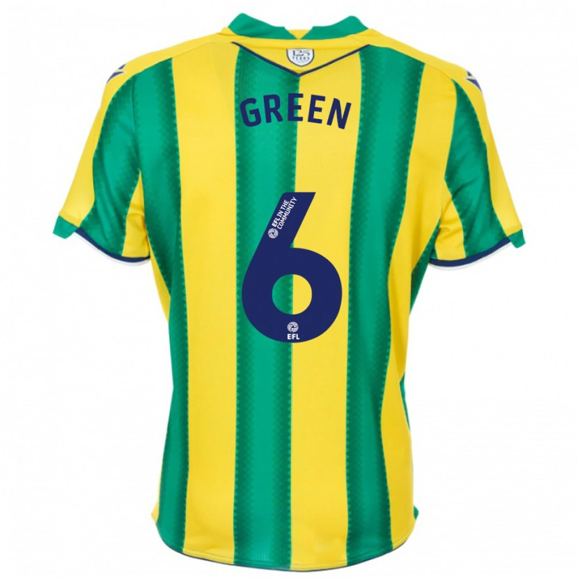 Danxen Kid Isabel Green #6 Yellow Green Away Jersey 2025/26 T-Shirt