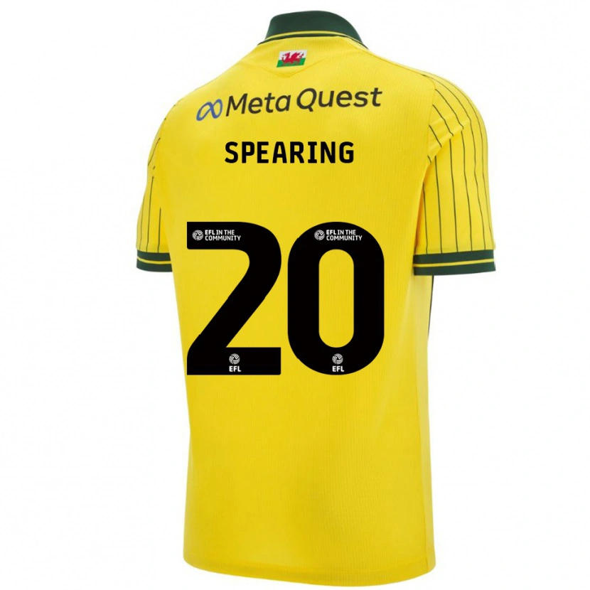 Danxen Kid Natasha Spearing #20 Yellow Green Away Jersey 2025/26 T-Shirt