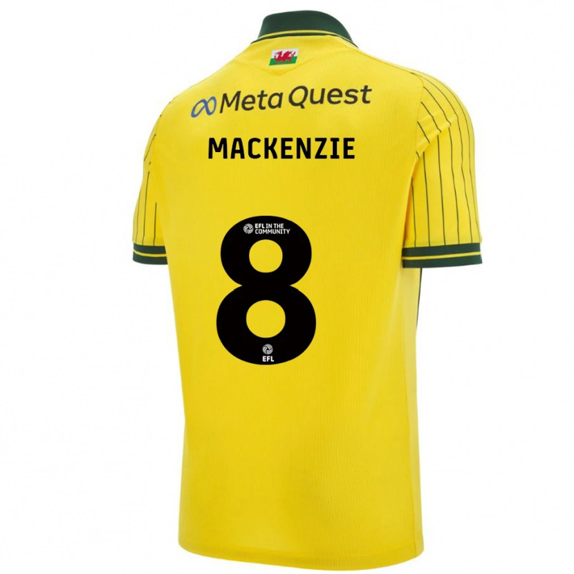 Danxen Kid Libby Mackenzie #8 Yellow Green Away Jersey 2025/26 T-Shirt