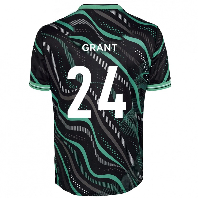 Danxen Kid Josh Grant #24 Black Green Away Jersey 2025/26 T-Shirt