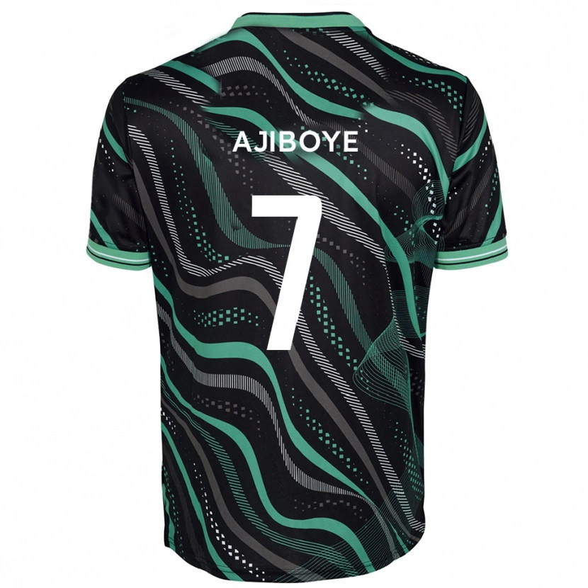 Danxen Kid David Ajiboye #7 Black Green Away Jersey 2025/26 T-Shirt