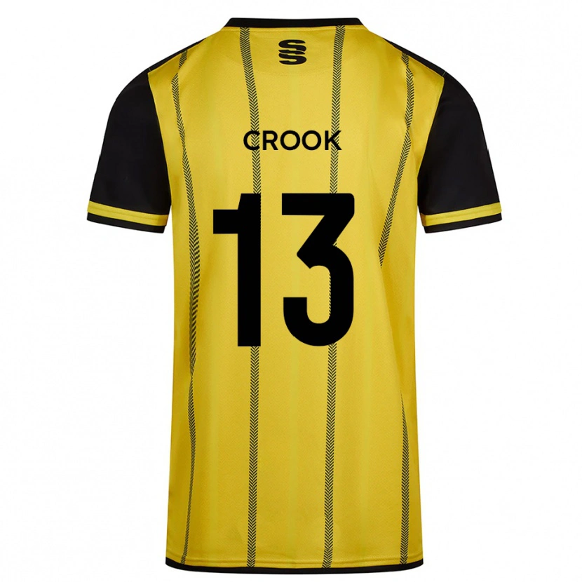 Danxen Kid Millie Crook #13 Yellow Black Away Jersey 2025/26 T-Shirt